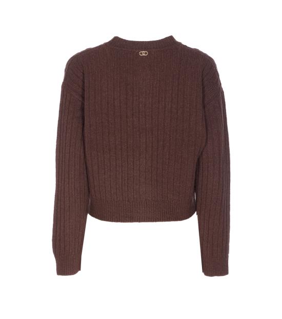 25FW 리우조 가디건 MF5423MS040 X0385 Brown - LIU JO