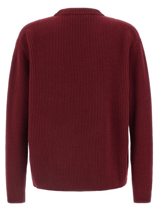 25FW 구찌 울 캐시미어 립 니트 스웨터 833499XKEYJ6005 Bordeaux - GUCCI