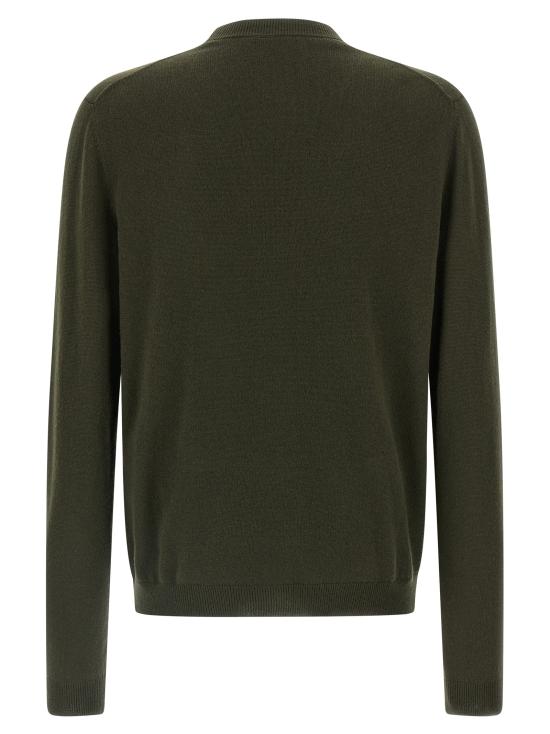 25FW 구찌 버튼업 브이넥 가디건 833671XKEYI3018 Green - GUCCI