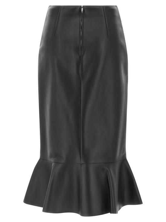 25FW 펜디 미디 스커트 FPD970AUV3F0GME Black - FENDI