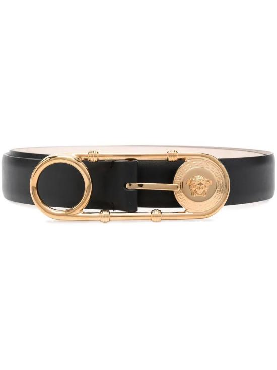 25FW 베르사체 벨트 1005786 DV3T 1B00V BLACK VERSACE GOLD