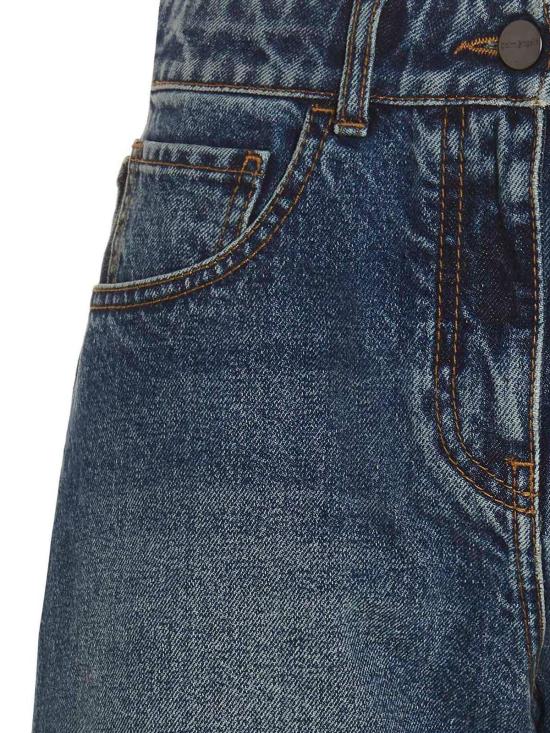  팜앤젤스 데님 숏팬츠 PWYC008S22DEN0024645 Dark Wash - PALM ANGELS