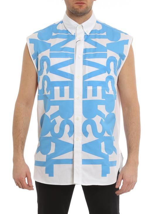  버버리 반팔 셔츠 8051899 Light Blue - BURBERRY