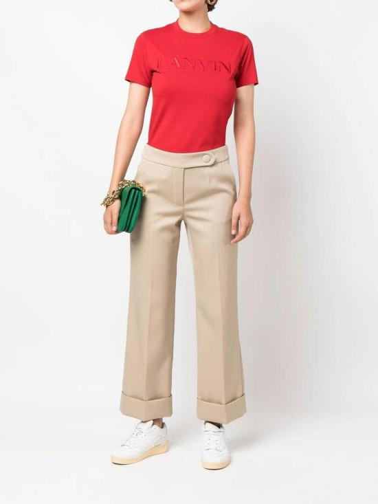  랑방 스트레이트 팬츠 RWTR00164885A2207 Beige - LANVIN