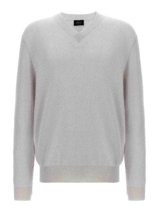  브리오니 스웨터 UMQ70LOCK129190 White