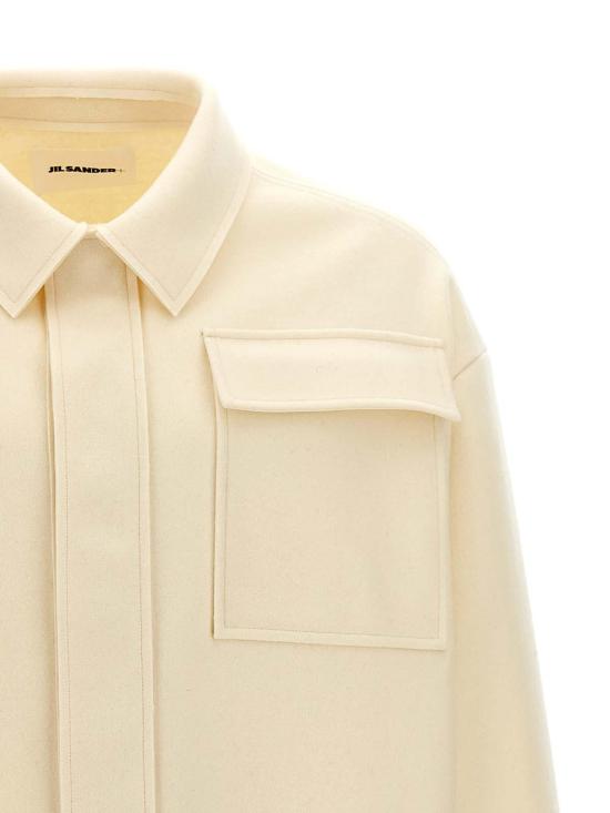  질샌더 긴팔 셔츠 J47DL0152J20212105 White - JIL SANDER