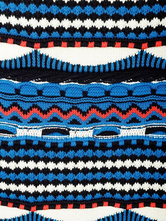  미소니 긴팔 티셔츠 US22SW01BJ009TS70WW Blue - MISSONI
