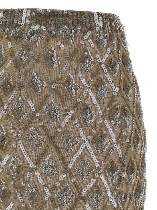  파로쉬 미디 스커트 D621510GILD038 Beige - PAROSH