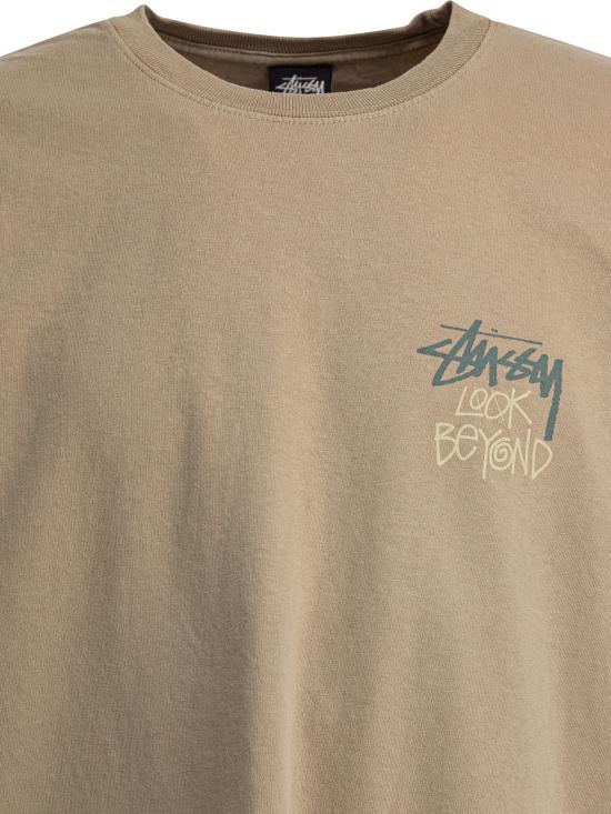 26SS 스투시 반팔 티셔츠 19051112727 ELM Beige - STUSSY