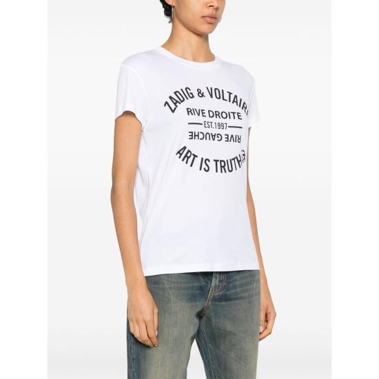 26SS 자딕앤볼테르 반팔 티셔츠 JWTS02769 WHITE - ZADIG & VOLTAIRE