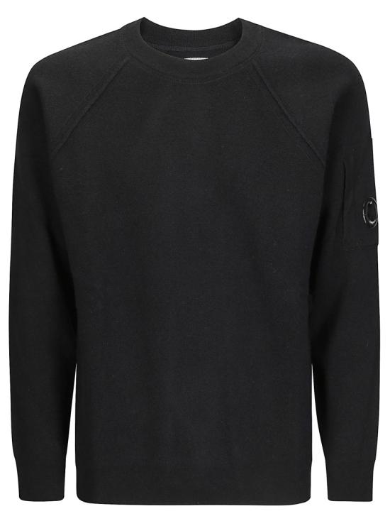 25FW 씨피 컴퍼니 램스울 크루넥 스웨터  19CMKN040A110149A Black