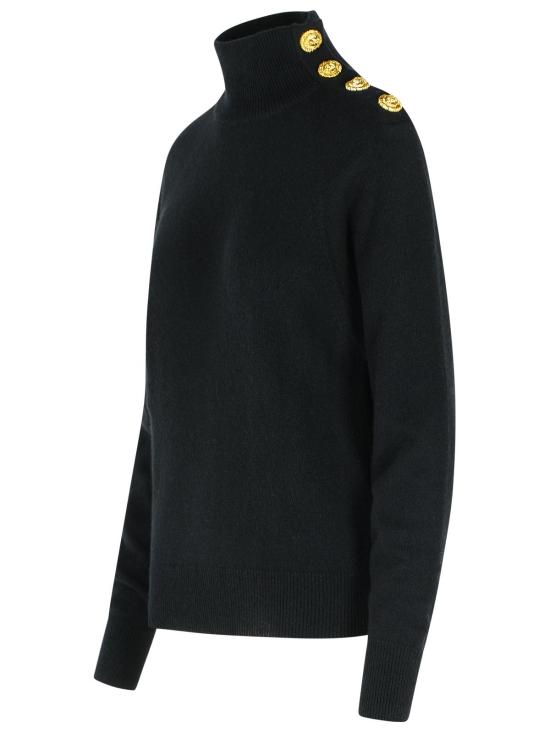 25FW 발망 터틀넥 FF0KF100KI870PA Black - BALMAIN