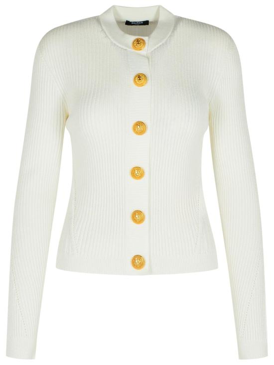 25FW 발망 가디건 FF0KL191KJ150FA White