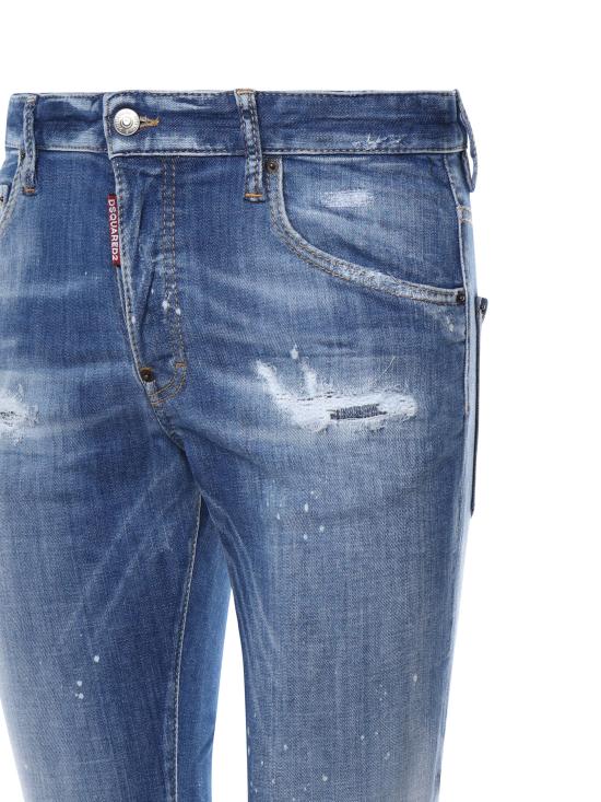 25FW 디스퀘어드2 라이트 헤리티지 워시 스케이터 진 S74LB1675 S30872470 Blue - DSQUARED2