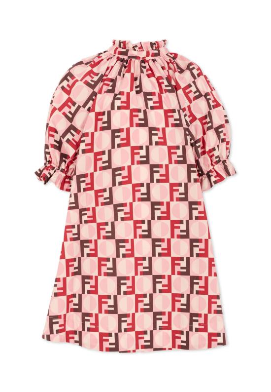 25FW [키즈] 펜디 원피스 JFB810 AYMH F1TKH PINK