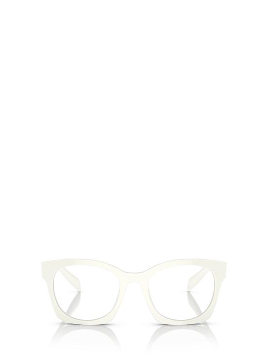 26FW 프라다 안경 PR A05V 17K1O1 WHITE IVORY