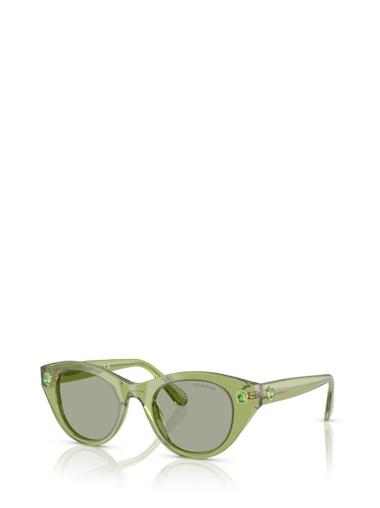 26FW 스와로브스키 선글라스 SK6025 3002 2 TRANSPARENT GREEN - SWAROVSKI