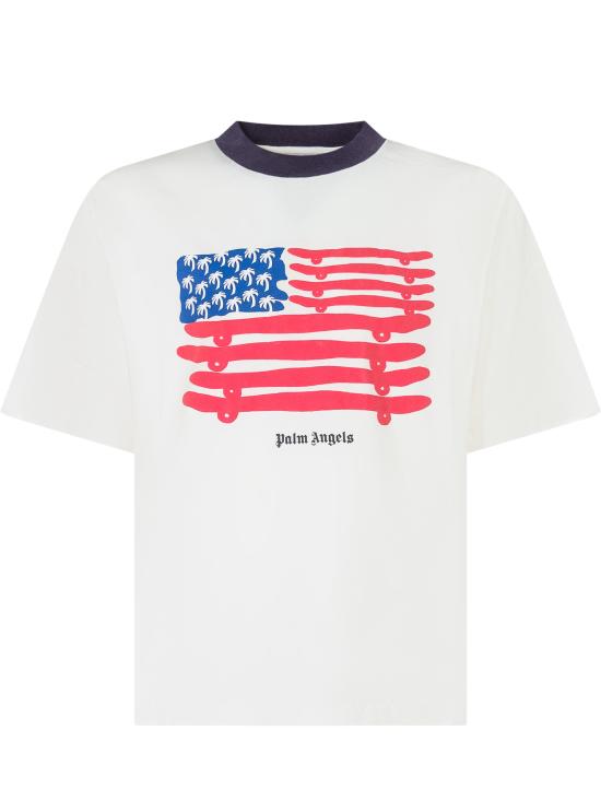 25FW [키즈] 팜앤젤스 티셔츠 PBAA002F25JER003 0325 OFF WHITE