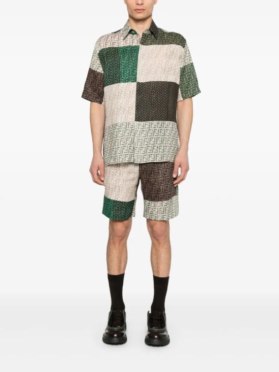 25SS 펜디 긴팔 셔츠 FS0795AU73 F1RFY Multicolor - FENDI