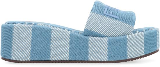 25SS 펜디 샌들 8R8515ASB5 F1STD Denim - FENDI