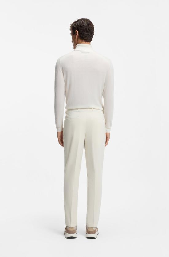 25FW 보스 스트레이트 팬츠 50551574 10243907 01 131 Open white - BOSS