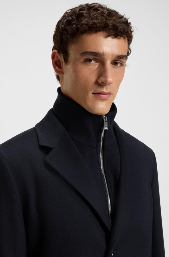 25FW 보스 코트 50551085 10273687 01 404 Blue - BOSS