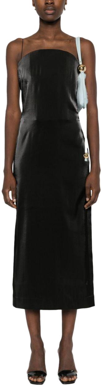  자크뮈스 미디 원피스 241DR1281553990 BLACK - JACQUEMUS