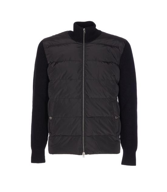 25FW 에르노 콘 스티치 울 & 핀갈 카디건 MP000126U 700619300 Black