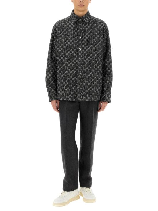 26FW 구찌 리버서블 셔츠 766142 XDC881180 CHARCOAL - GUCCI