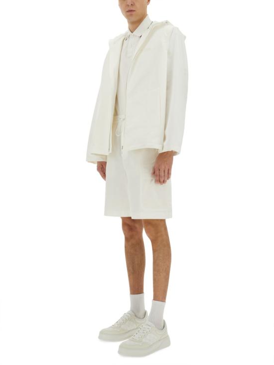 26FW 구찌 립스톱 코튼 윈드브레이커 804962 ZAIAK9174 WHITE - GUCCI