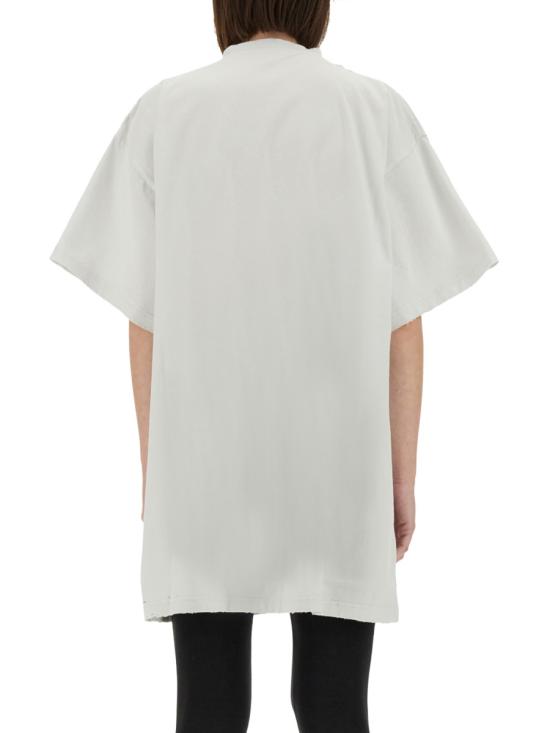 25SS 발렌시아가 3B 리퀴파이드 오버사이즈 티셔츠 787349 TRVS89081 WHITE - BALENCIAGA