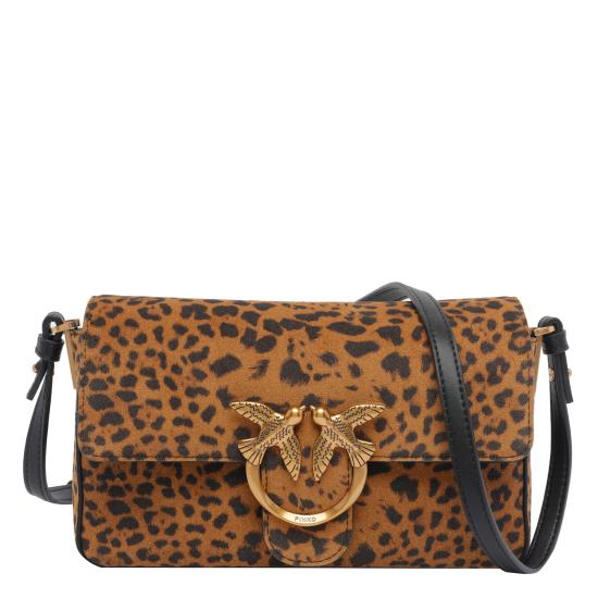 25FW 핑코 크로스백 106244 A32AM35Q Brown - PINKO