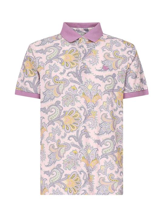 25SS 에트로 폴로 티셔츠 MRMD0004 AK570X0870 PINK MULTI