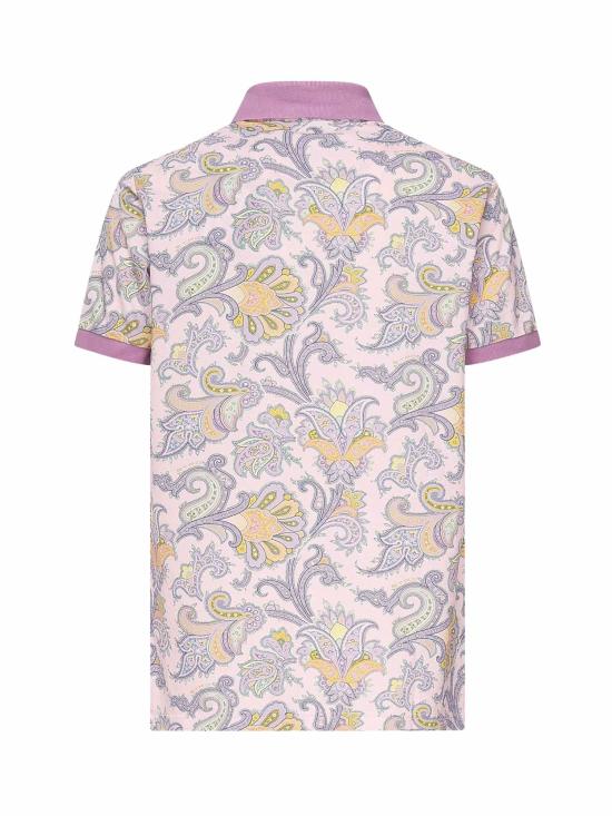 25SS 에트로 폴로 티셔츠 MRMD0004 AK570X0870 PINK MULTI - ETRO