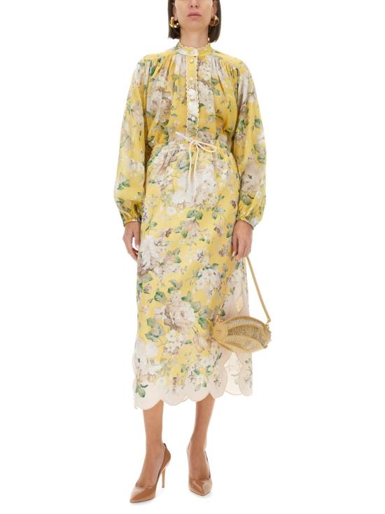 25SS 짐머만 스커트 0721SRS252 YFL YELLOW - ZIMMERMANN