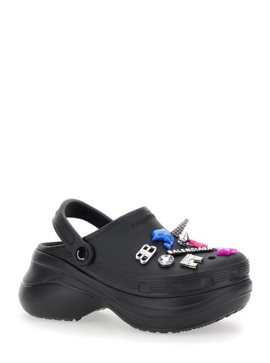 26SS 발렌시아가 x 크록스 지비츠 샌들 720762 W0FOW1000 BLACK - BALENCIAGA