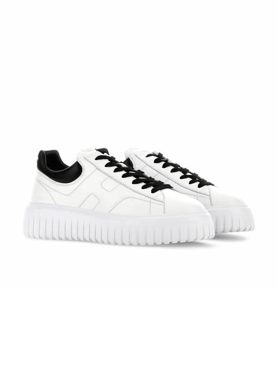26SS 호간 H 스트라이프 스니커즈 HXM6450FC60LE9 0001 BIANCO NERO - HOGAN