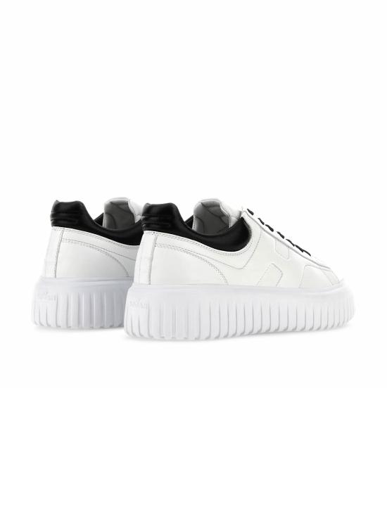 26SS 호간 H 스트라이프 스니커즈 HXM6450FC60LE9 0001 BIANCO NERO - HOGAN