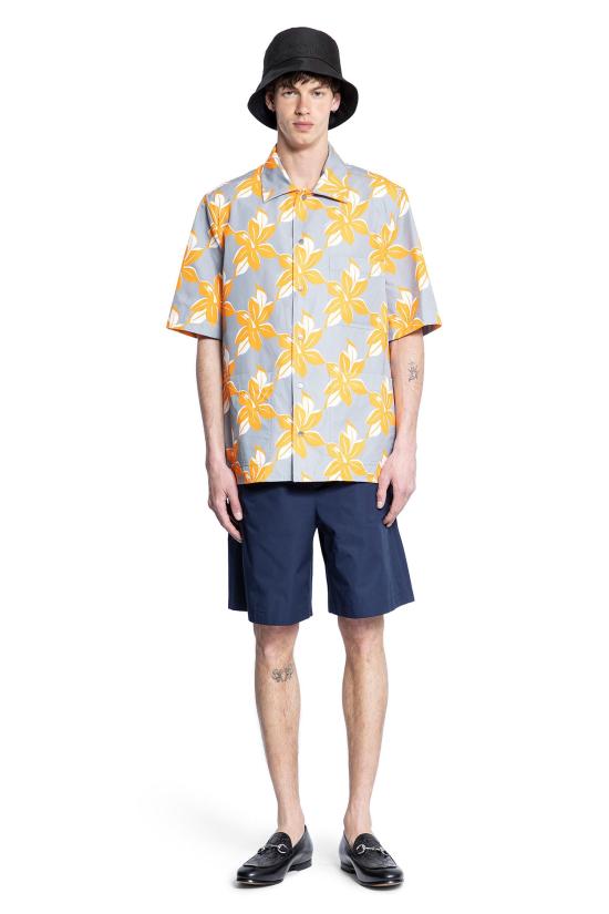 25FW 구찌 웹 버뮤다 쇼츠 814619 ZAJP14294 BLUE - GUCCI