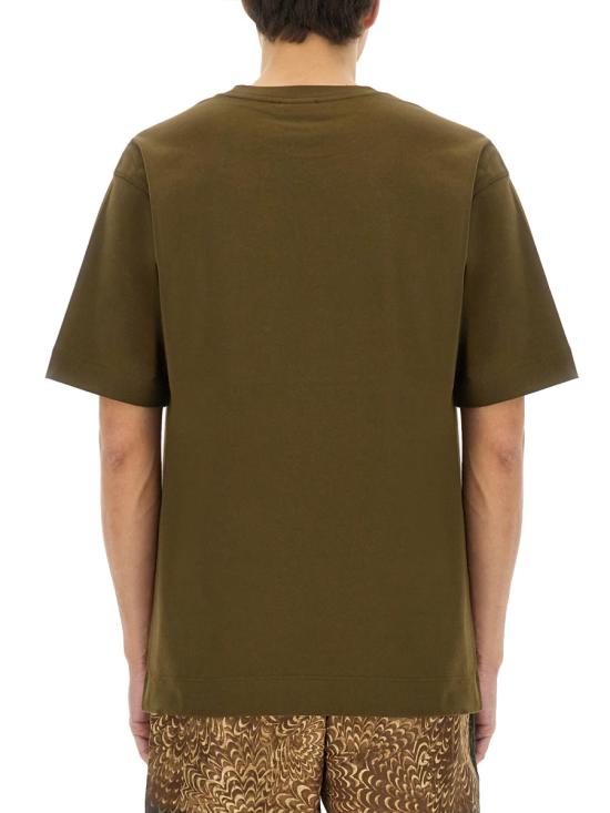 25SS 드리스 반 노튼 반팔 티셔츠 021111 1603606 BROWN - DRIES VAN NOTEN