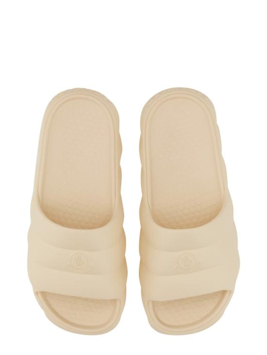 25SS 몽클레어 릴로 퀼티드 에바 슬라이드 4C00050 M2559034 WHITE - MONCLER