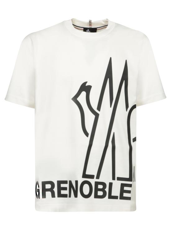 26SS 몽클레어 그레노블 숏 슬리브 티셔츠 8C00007 83927041 WHITE