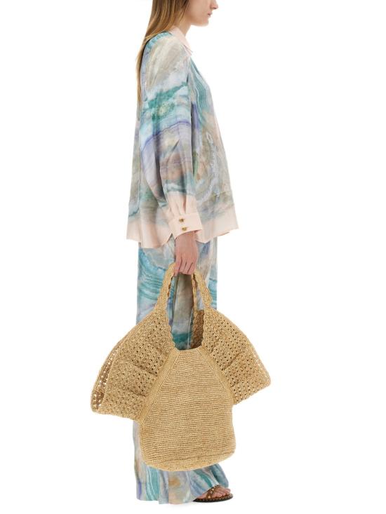 25SS 짐머만 스트레이트 팬츠 4021PS251 BLUAGA MULTICOLOUR - ZIMMERMANN