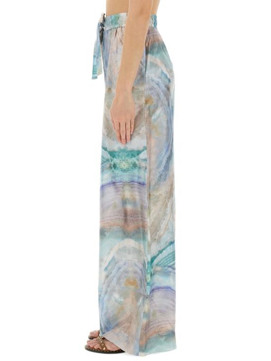 25SS 짐머만 스트레이트 팬츠 4021PS251 BLUAGA MULTICOLOUR - ZIMMERMANN