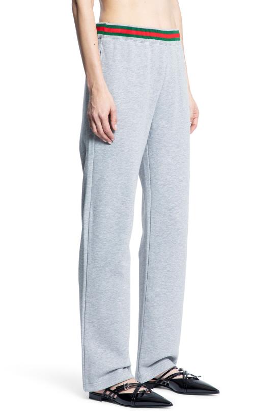 25FW 구찌 웹 조거 팬츠 813653 XJG091056 GREY - GUCCI