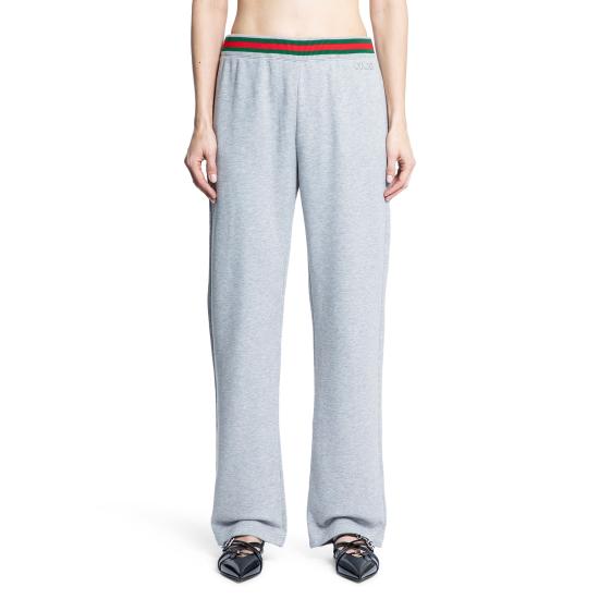 25FW 구찌 웹 조거 팬츠 813653 XJG091056 GREY