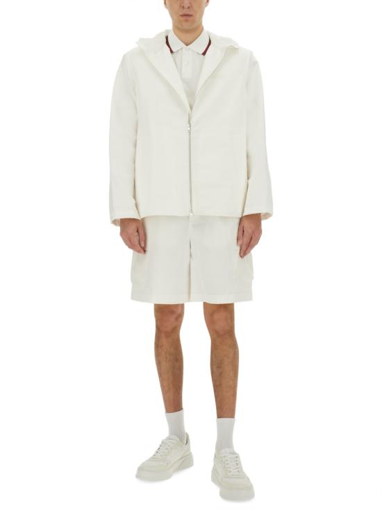26FW 구찌 웹 버뮤다 쇼츠 814620 ZAIAK9174 WHITE - GUCCI