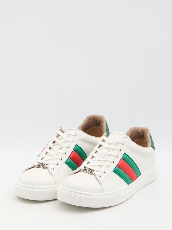 25FW 구찌 웹 에이스 스니커즈 812713 AAECR9042 WHITE - GUCCI
