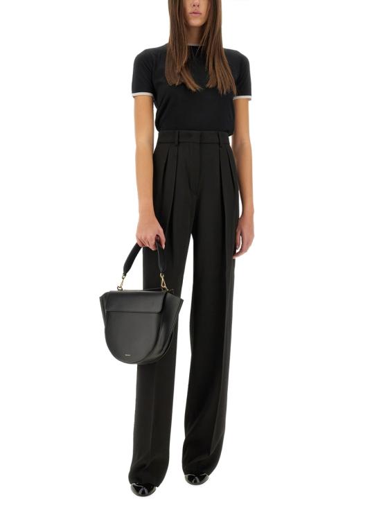 25SS 스포트막스 스트레이트 팬츠 2512131071600 589003 BLACK - SPORTMAX