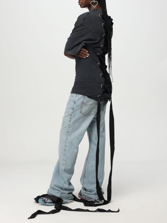 26SS 발렌시아가 레이스 티셔츠 831584 TSVC11041 BLACK - BALENCIAGA